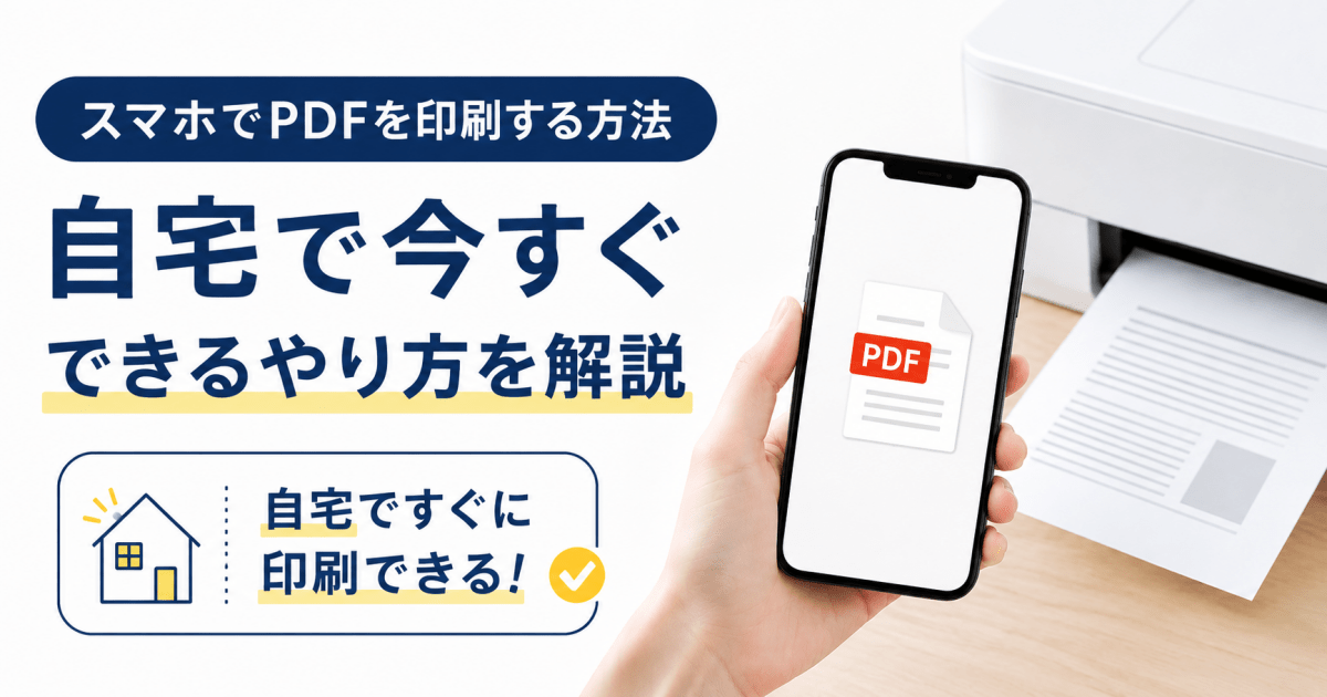 スマホでPDFを印刷する方法|自宅で今すぐできるやり方を解説 - インクのチップス本店