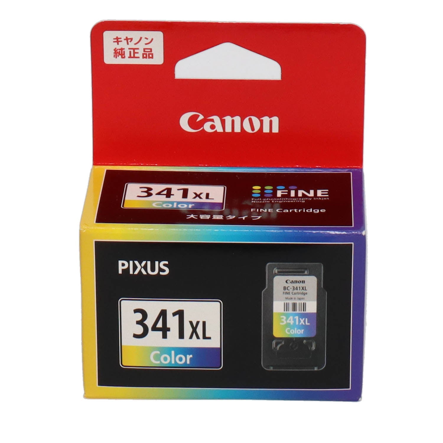 Canon 純正 インクBC-341XL(カラー)とBC-341XL(ブラック)