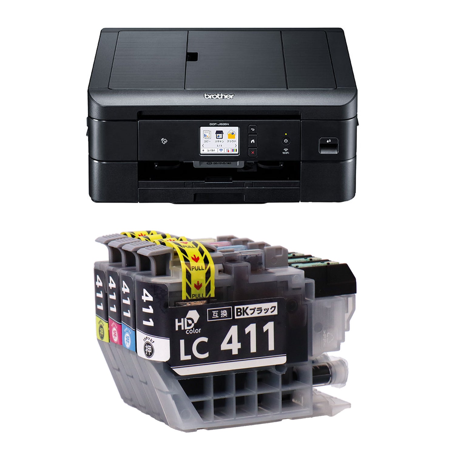 ブラザー PRIVIO DCP-J926N プリンターと互換インクのセット