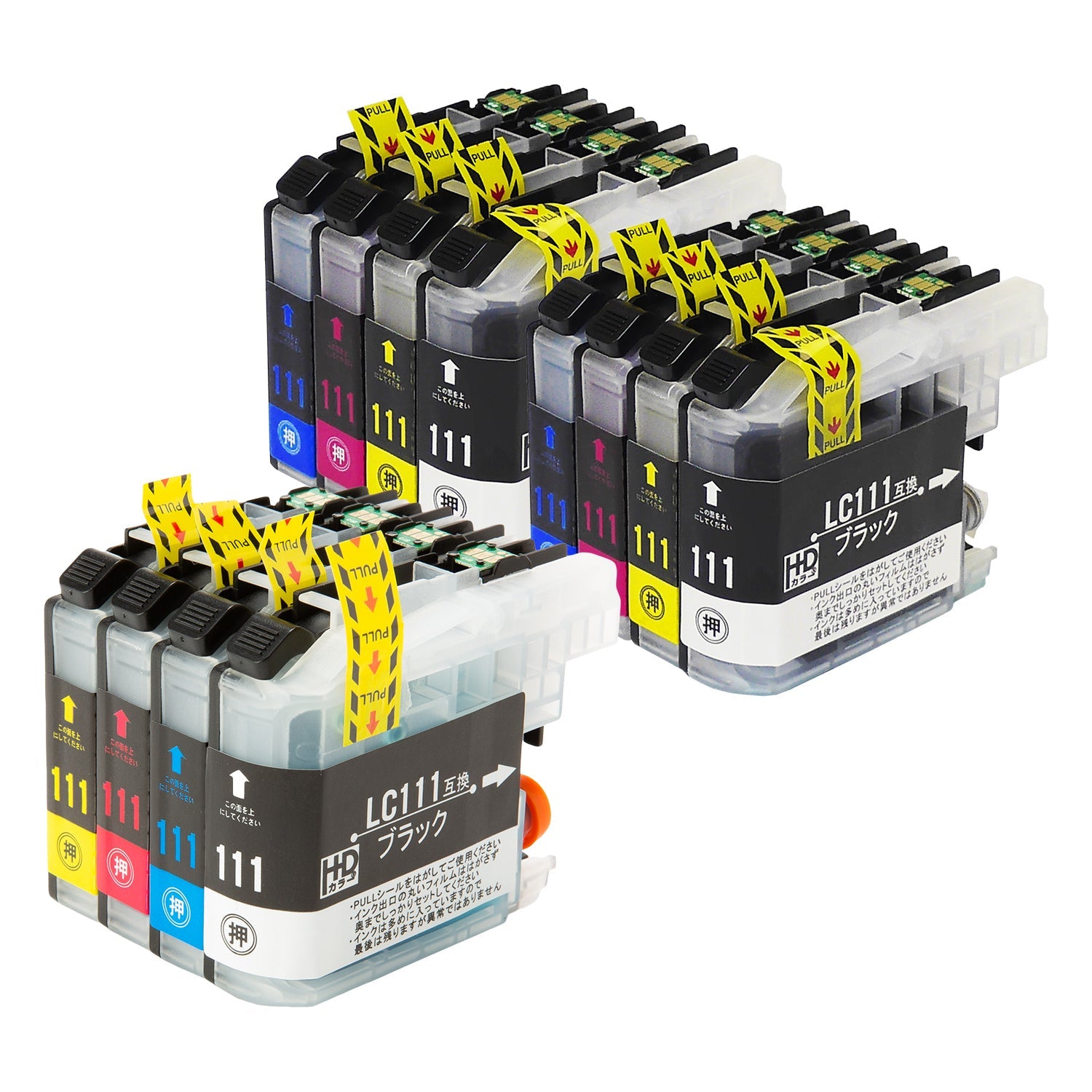 ブラザー用 LC111-4PK 互換インクと洗浄カートリッジのセット