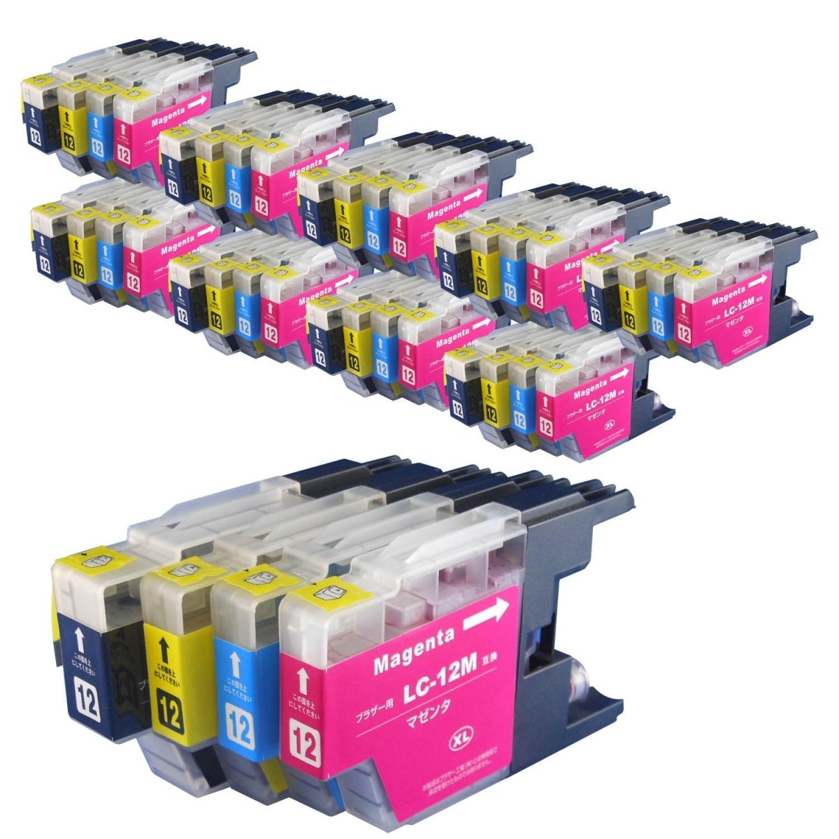 ブラザー用 LC12 - 4PK 互換インク 4色セット