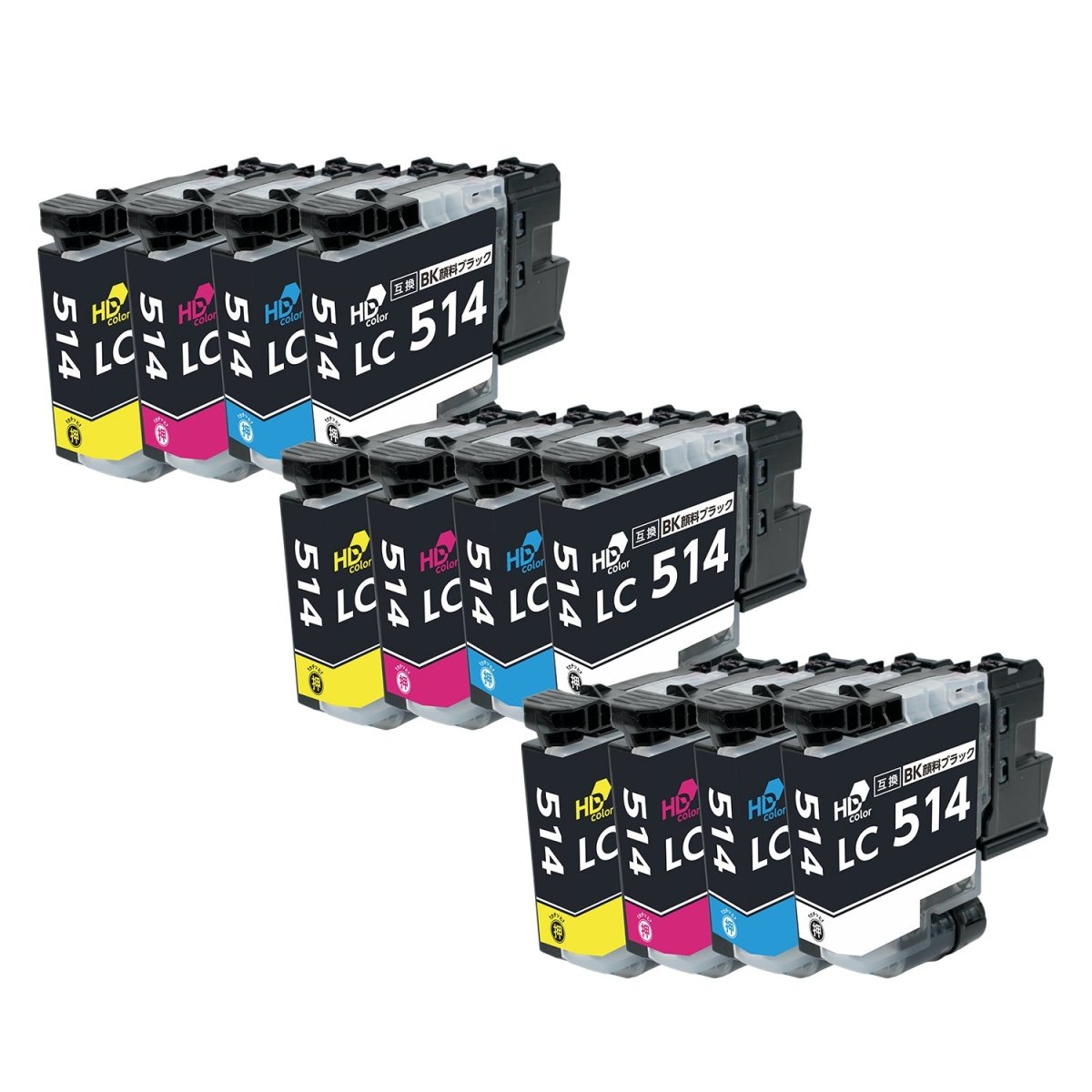 ブラザー用 LC514 互換インク 4色セット