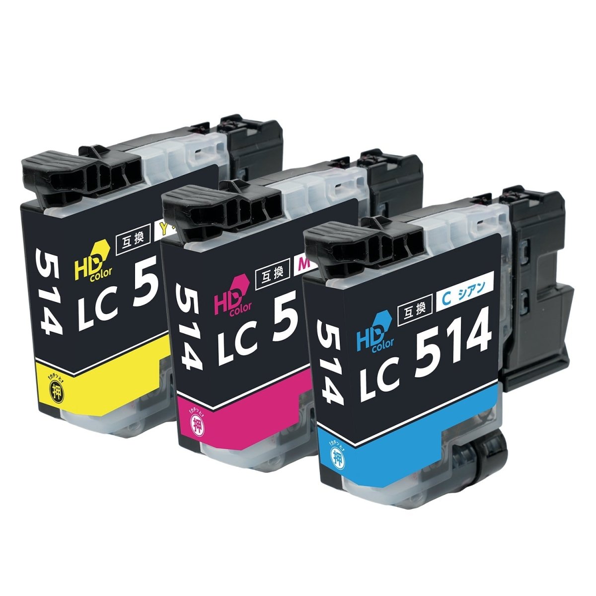 ブラザー用 LC514C / LC514M / LC514Y 互換インク カラー3色セット
