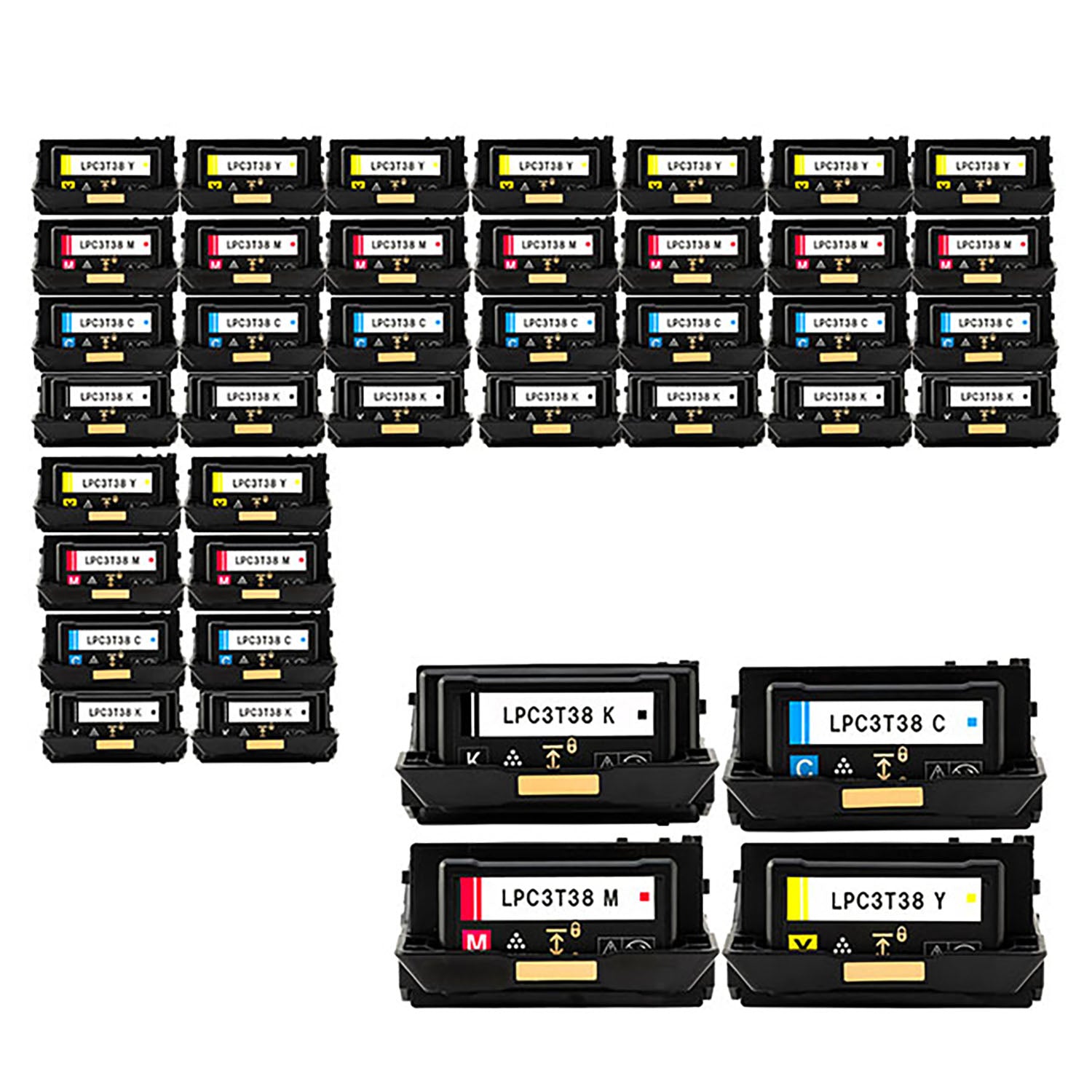 エプソン用 LPC3T38 互換トナー 4色セット Mサイズ