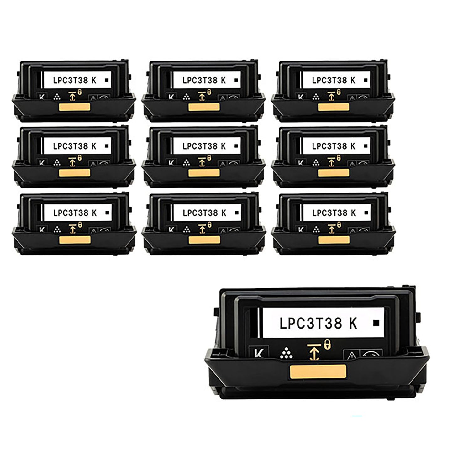 エプソン用 LPC3T38K 互換トナー ブラック Mサイズ