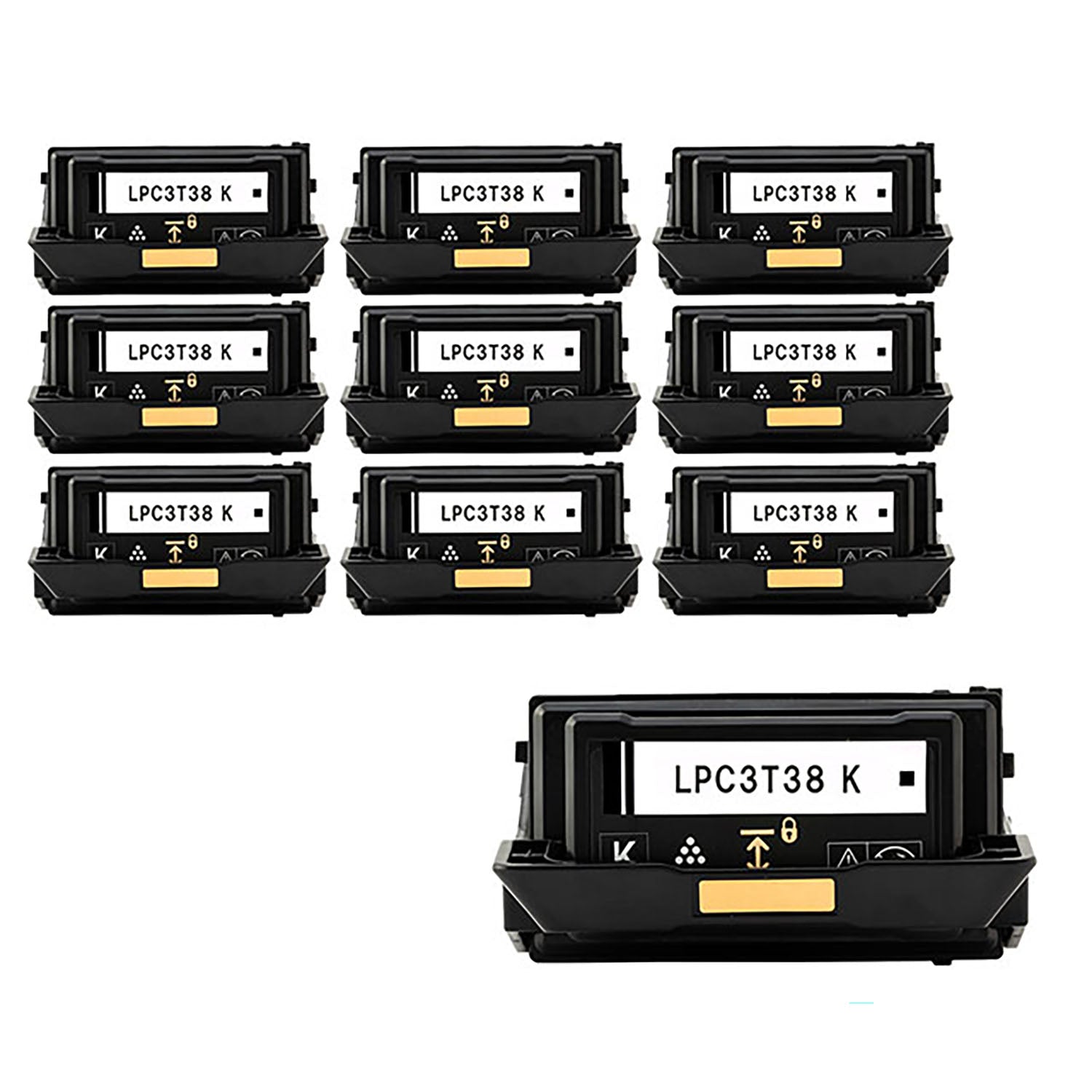 エプソン用 LPC3T38K 互換トナー ブラック Mサイズ