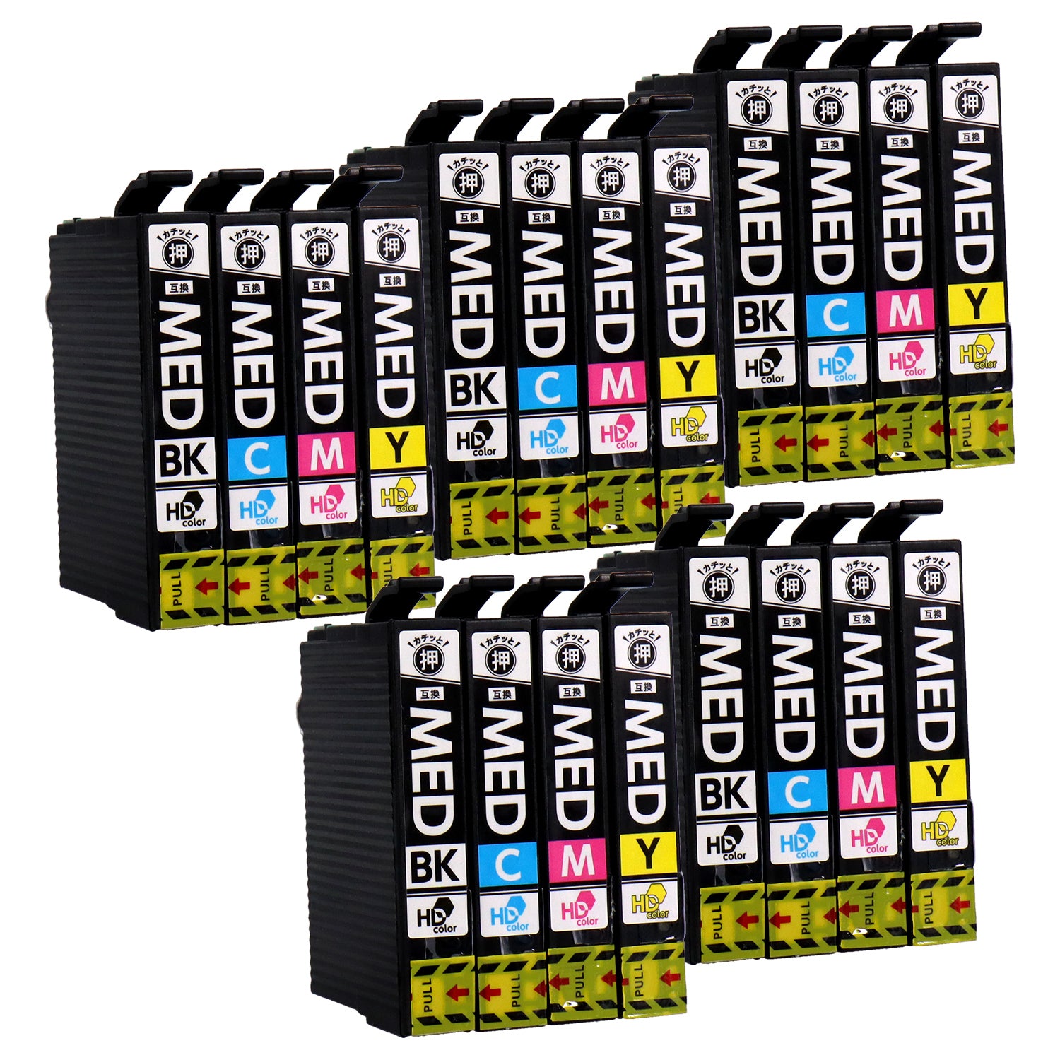 エプソン用 MED (メダマヤキ) 互換インク 4色セット