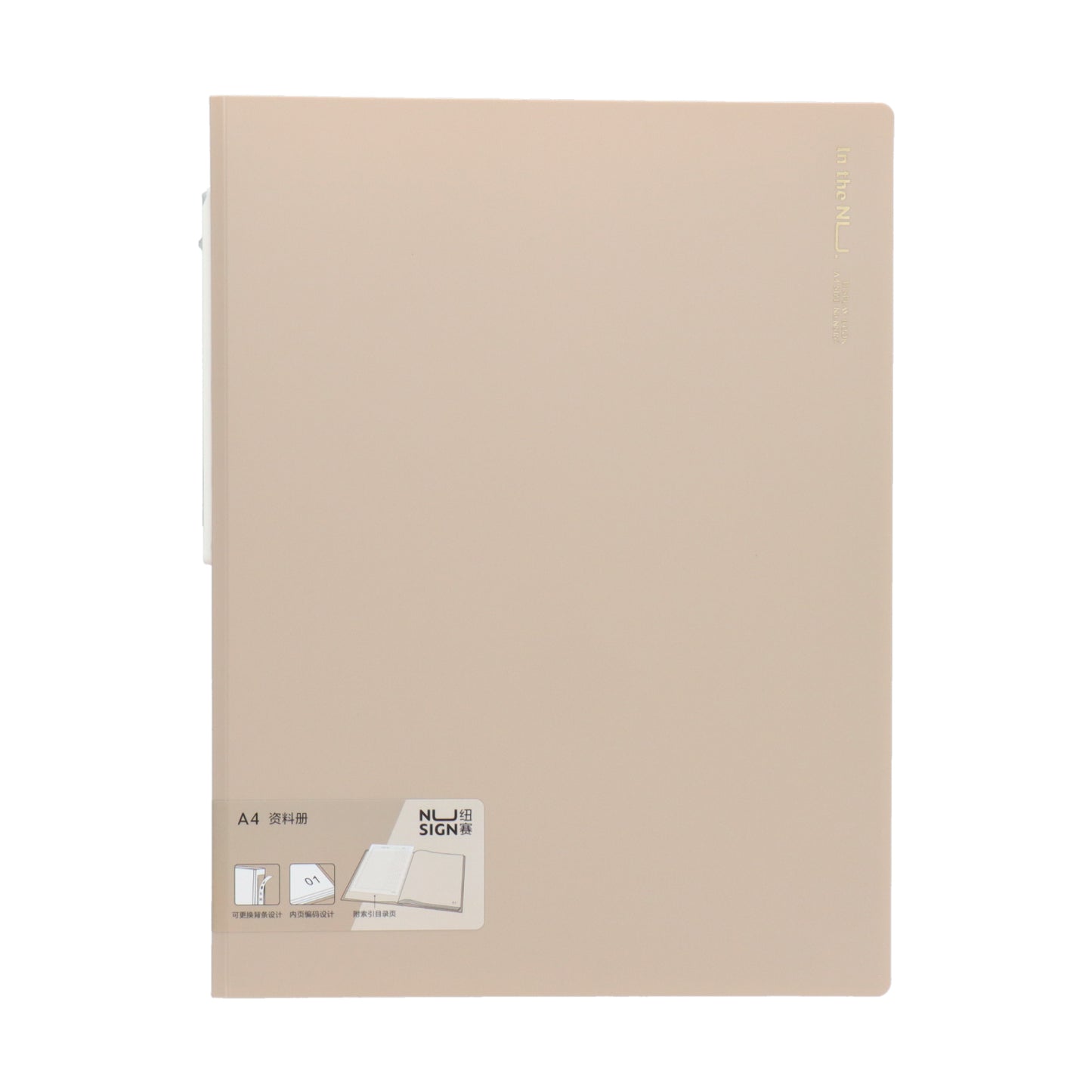 Nusign クリアファイル A4 40ポケット