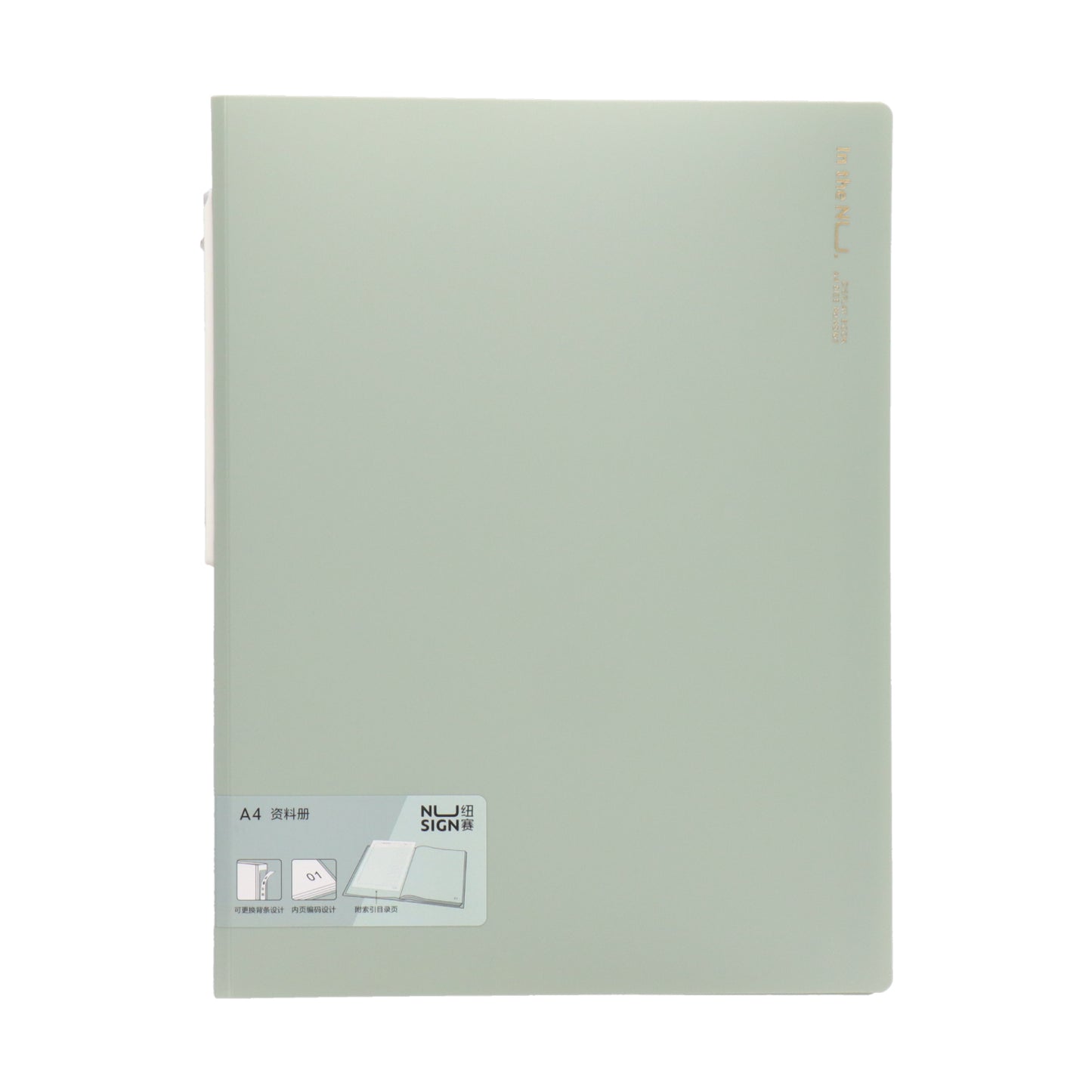 Nusign クリアファイル A4 60ポケット