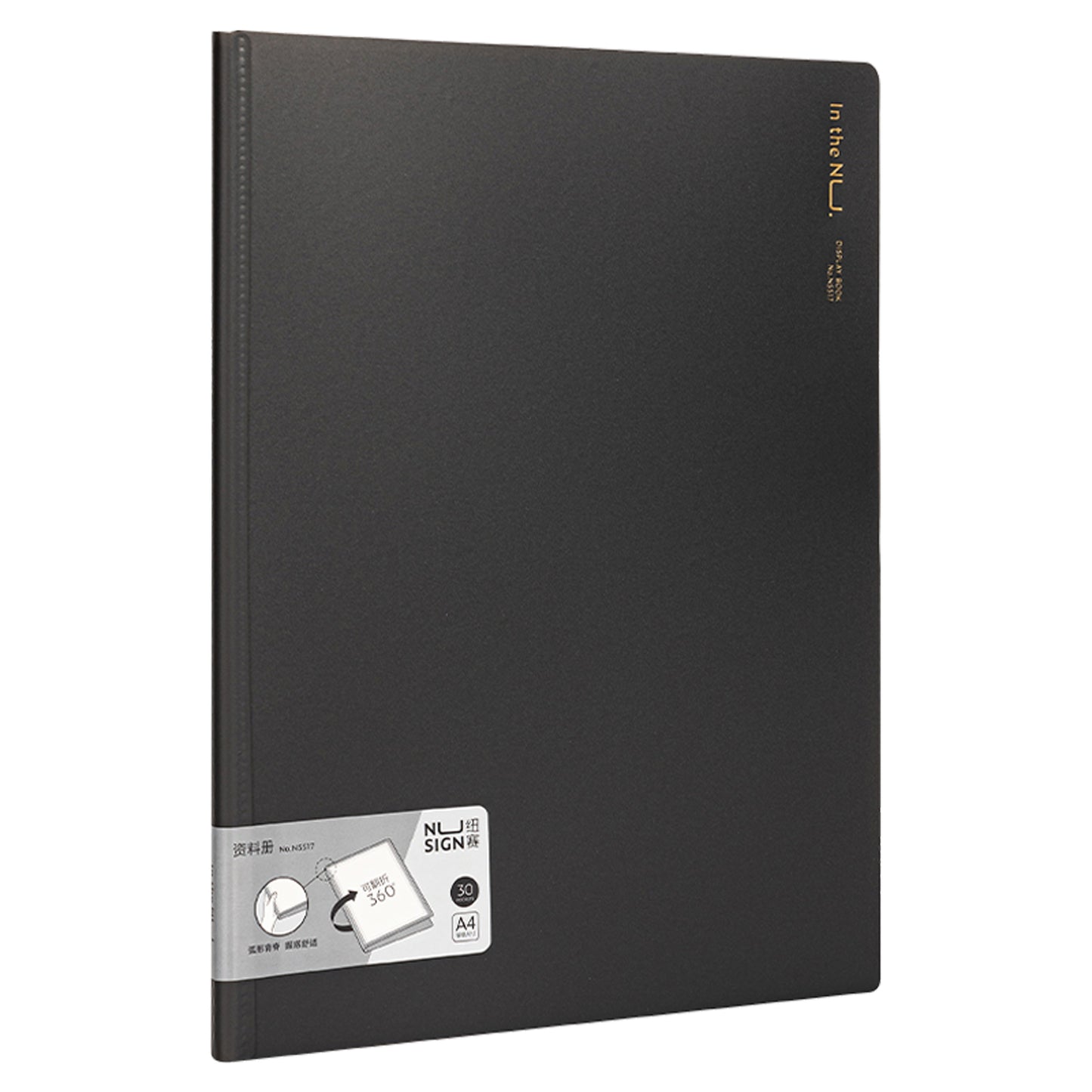 Nusign クリアファイル A4 30ポケット