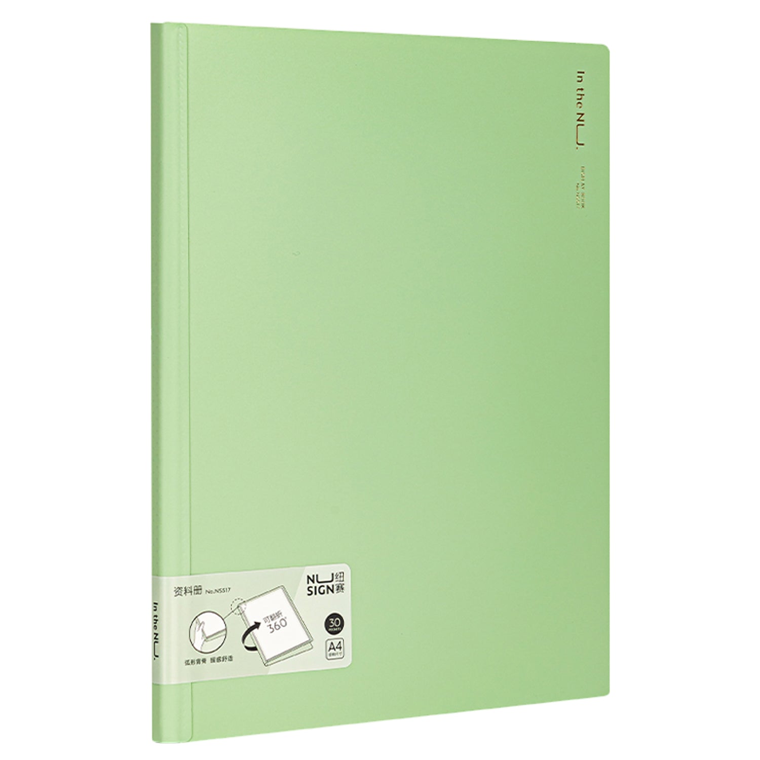 Nusign クリアファイル A4 30ポケット