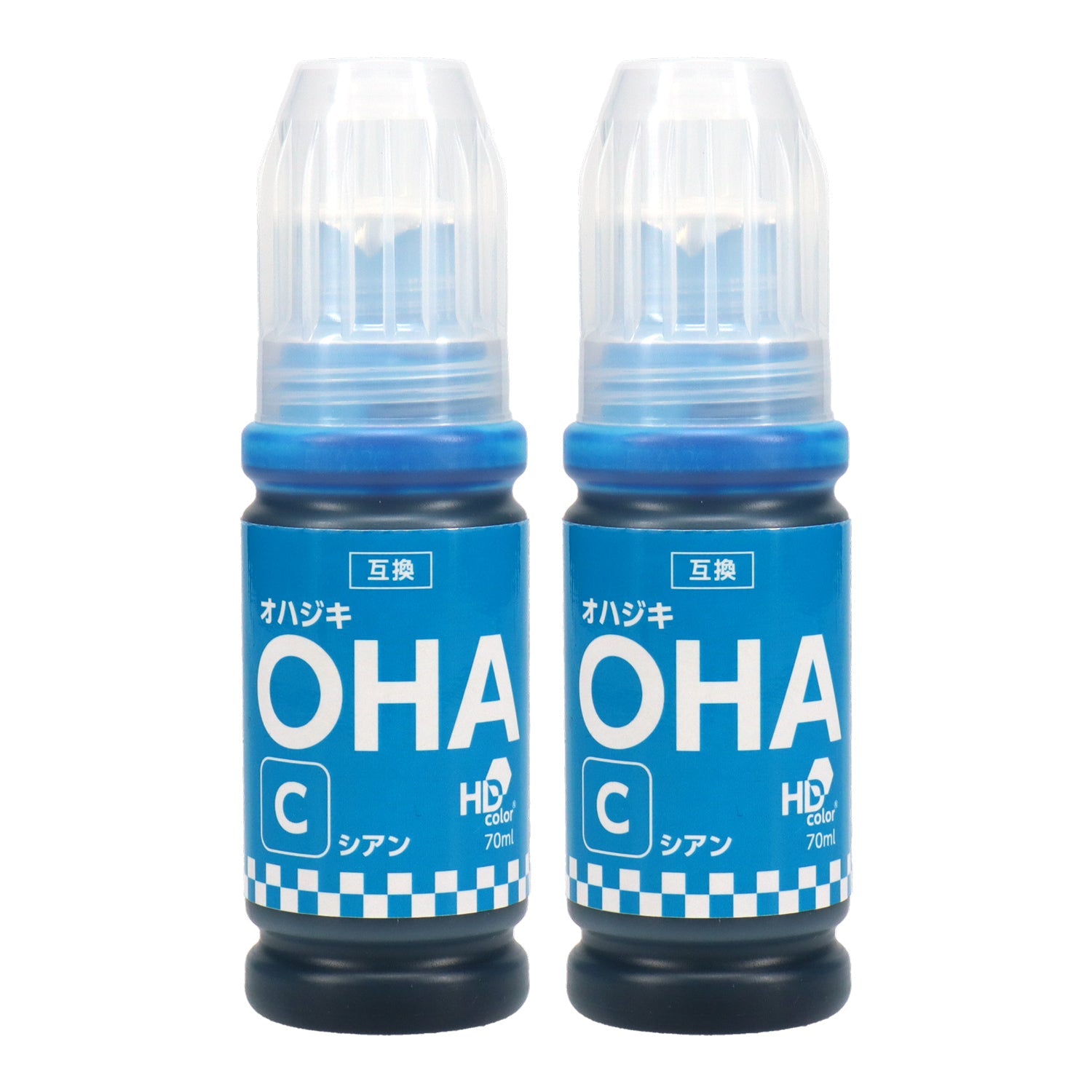 エプソン用 OHA-C (オハジキ) 互換インクボトル シアン