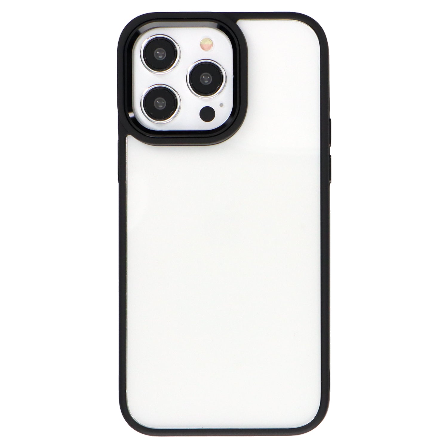 iPhoneケース カラーフレームクリアケース 無地