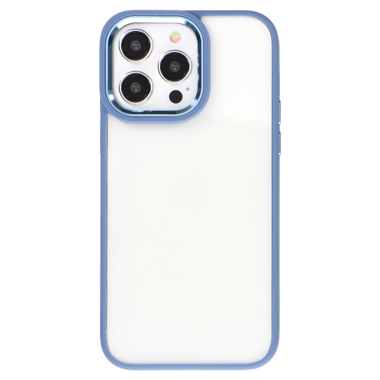 iPhoneケース カラーフレームクリアケース 無地