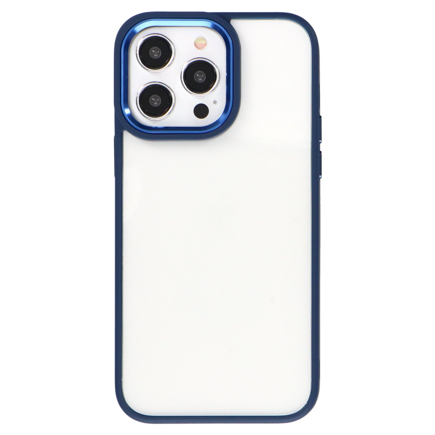 iPhoneケース カラーフレームクリアケース 無地