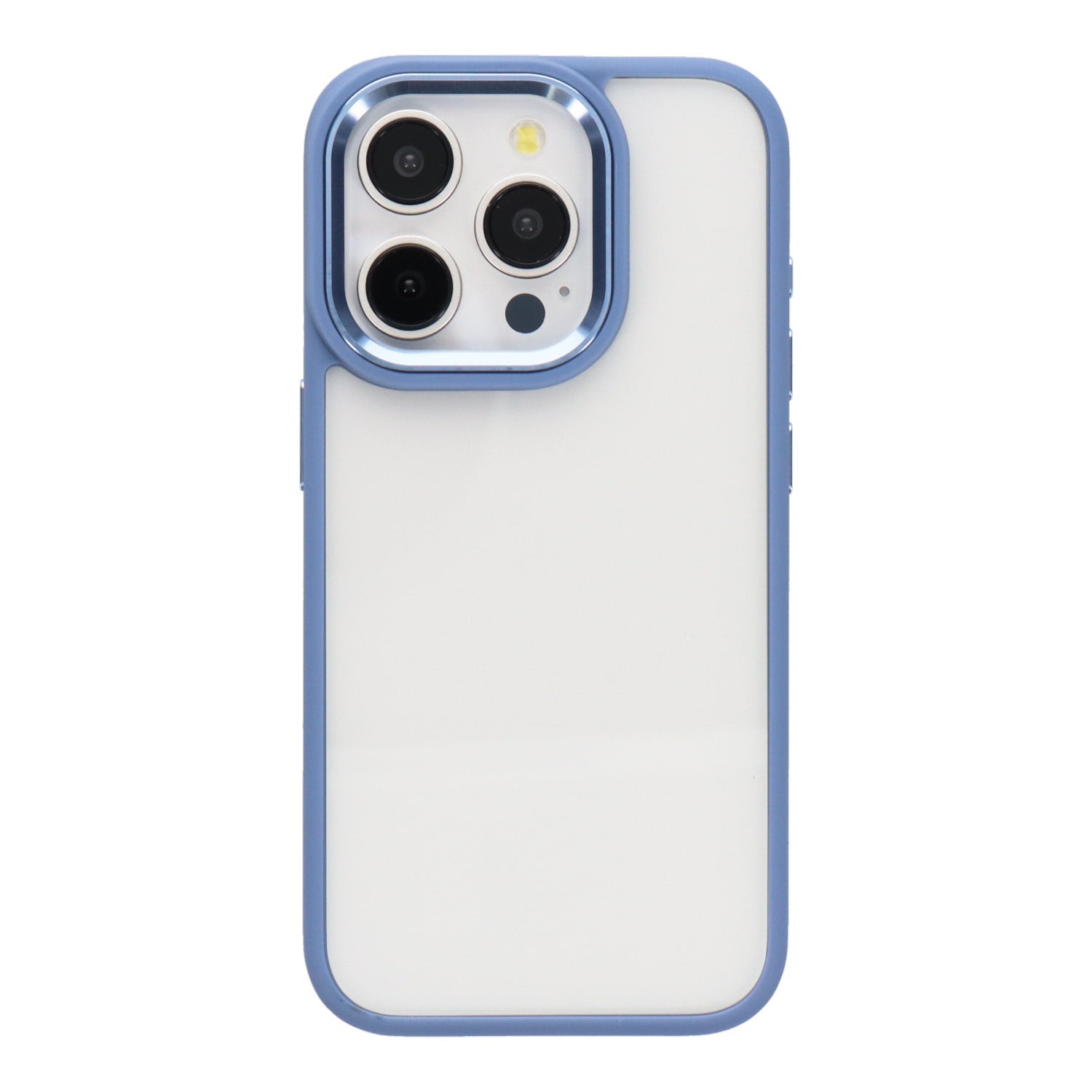 iPhoneケース カラーフレームクリアケース 無地