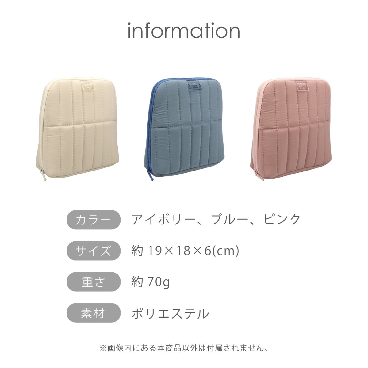 deli キルティングスタンドポーチ