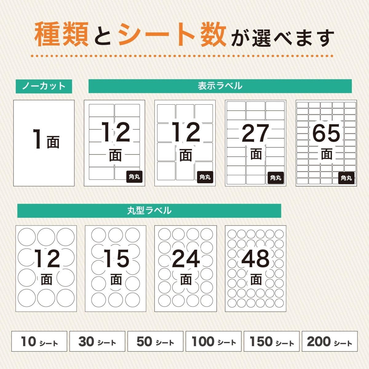 ラベルシール 超耐水光沢紙 A4サイズ