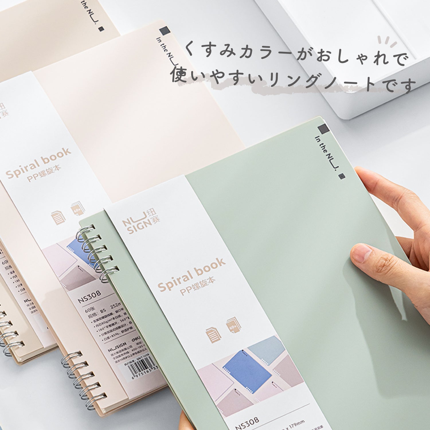 Nusign リングノート B5 60枚