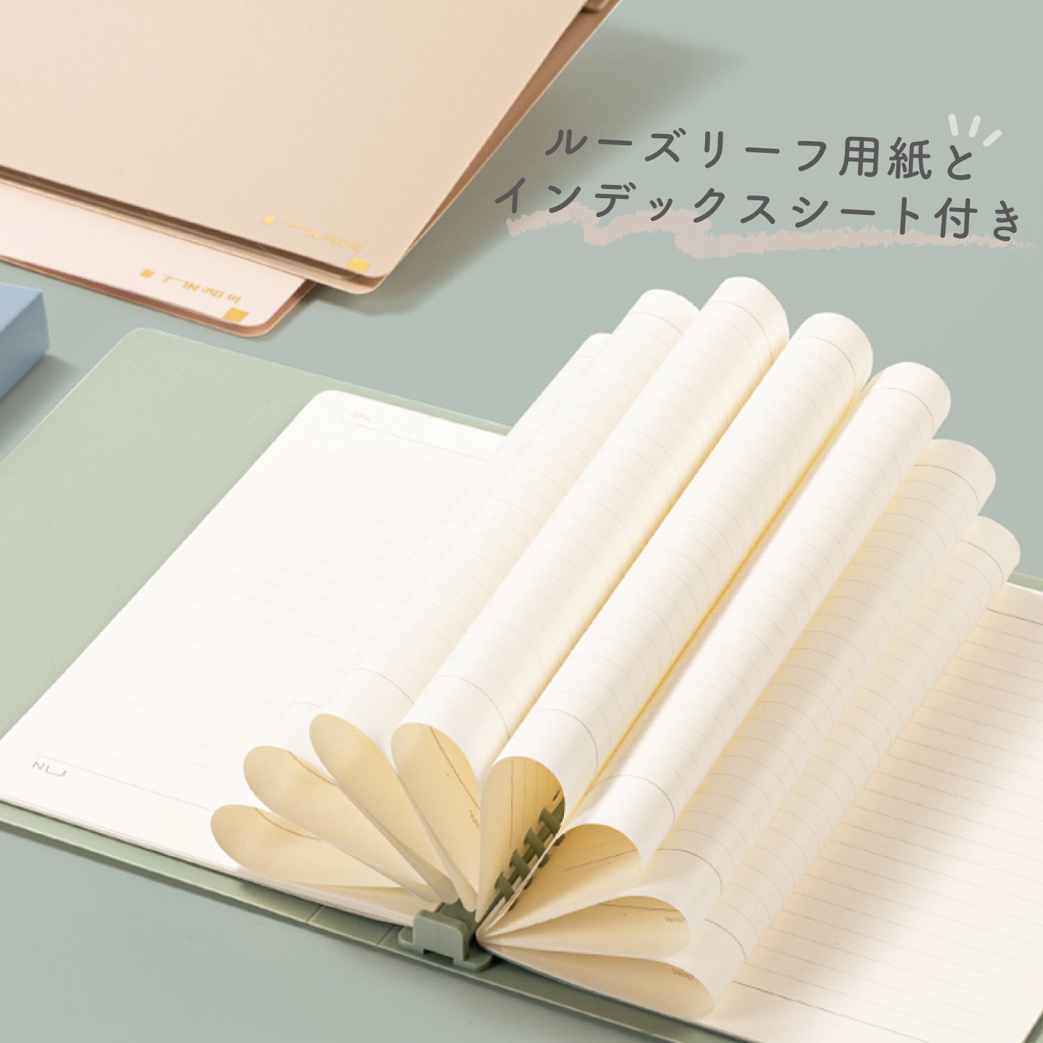 Nusign ルーズリーフバインダー 8穴 B5