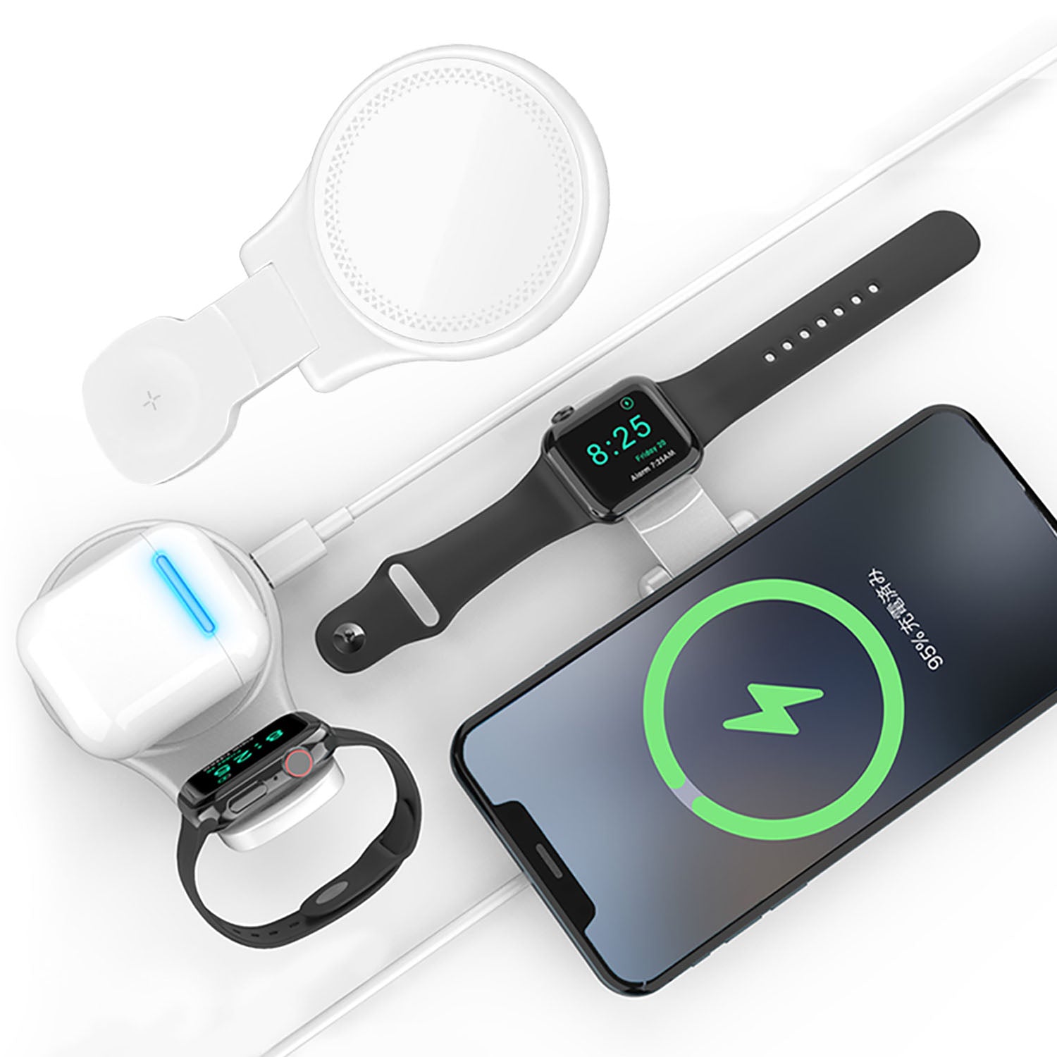 3in1 スタンド型ワイヤレス充電器