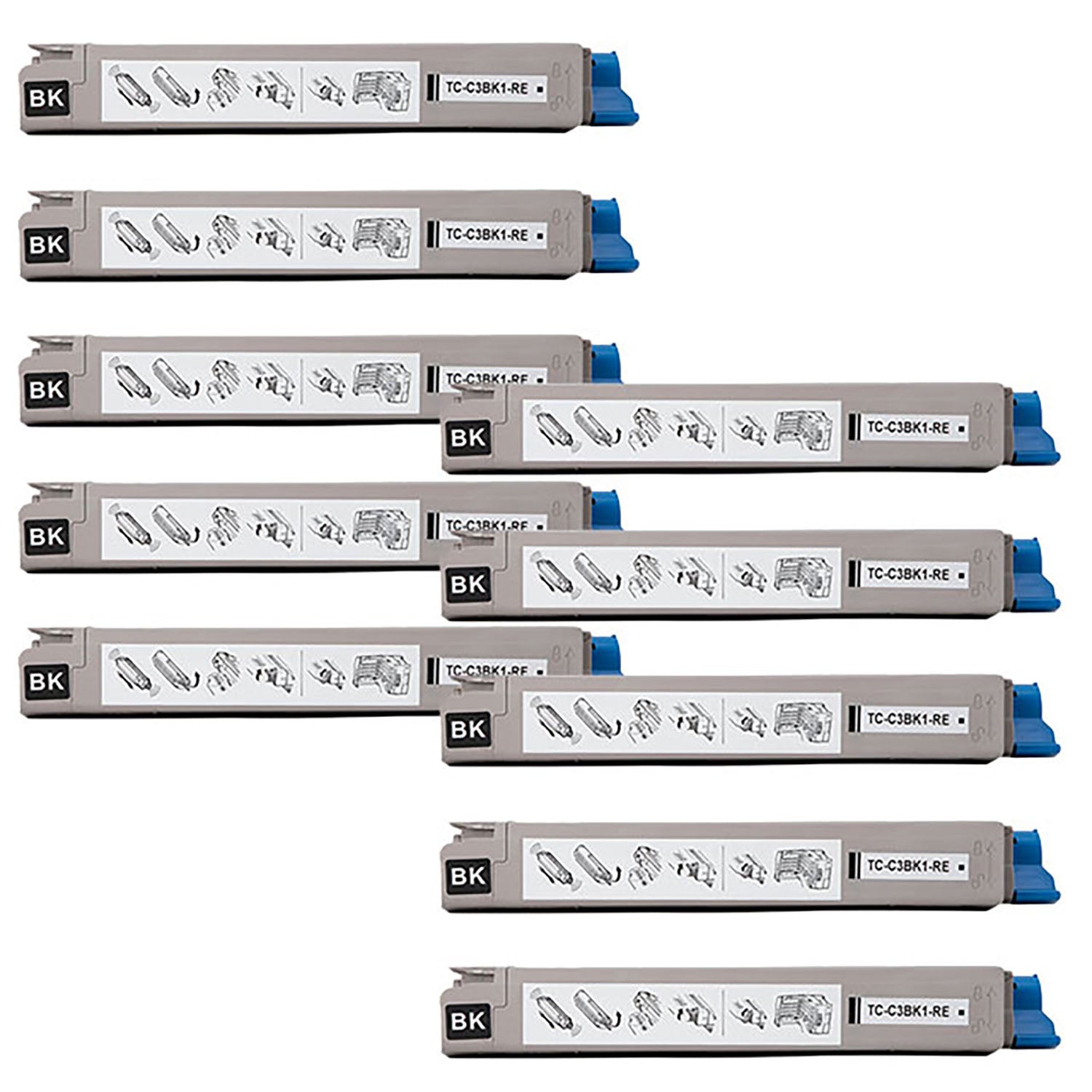 OKI用 TC-C3BK1 リサイクルトナー ブラック