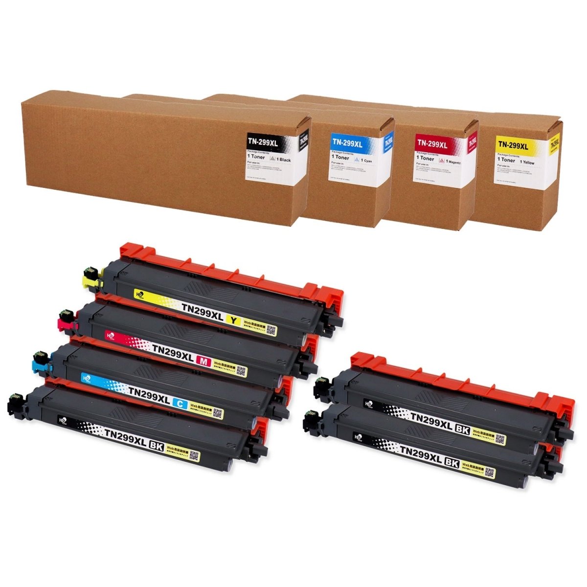 ブラザー用 TN299XL 互換トナー 4色セット 大容量