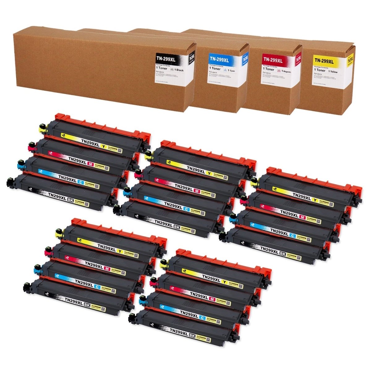 ブラザー用 TN299XL 互換トナー 4色セット 大容量