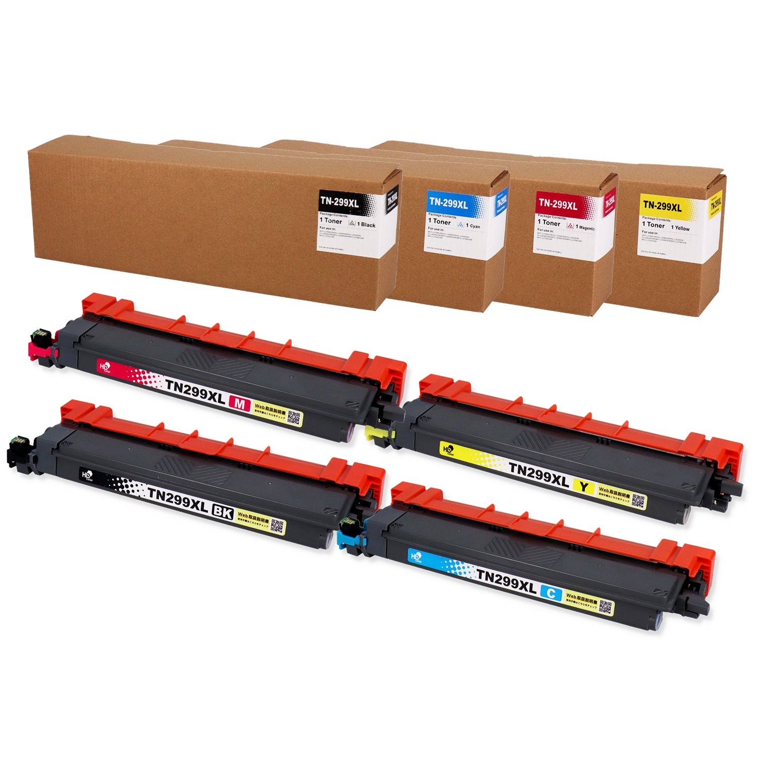 <予約>ブラザー用 TN299XL 互換トナー 4色セット 大容量