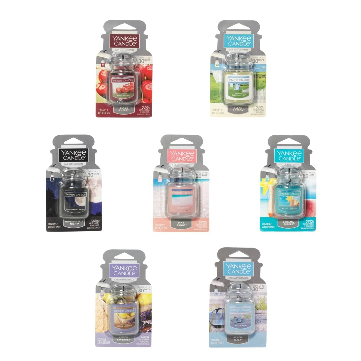 YANKEE CANDLE(ヤンキーキャンドル) ネオカージャー 車用芳香剤 好きな香りを3つ選べるセット