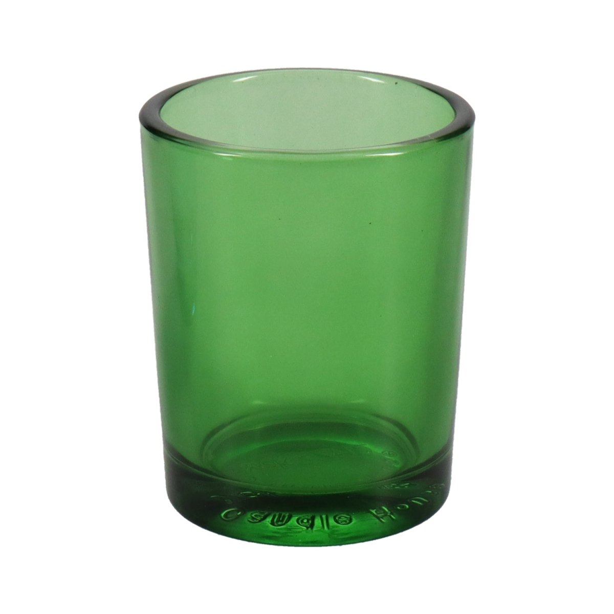 アロマキャンドル キャンドルホルダー グリーン ガラス