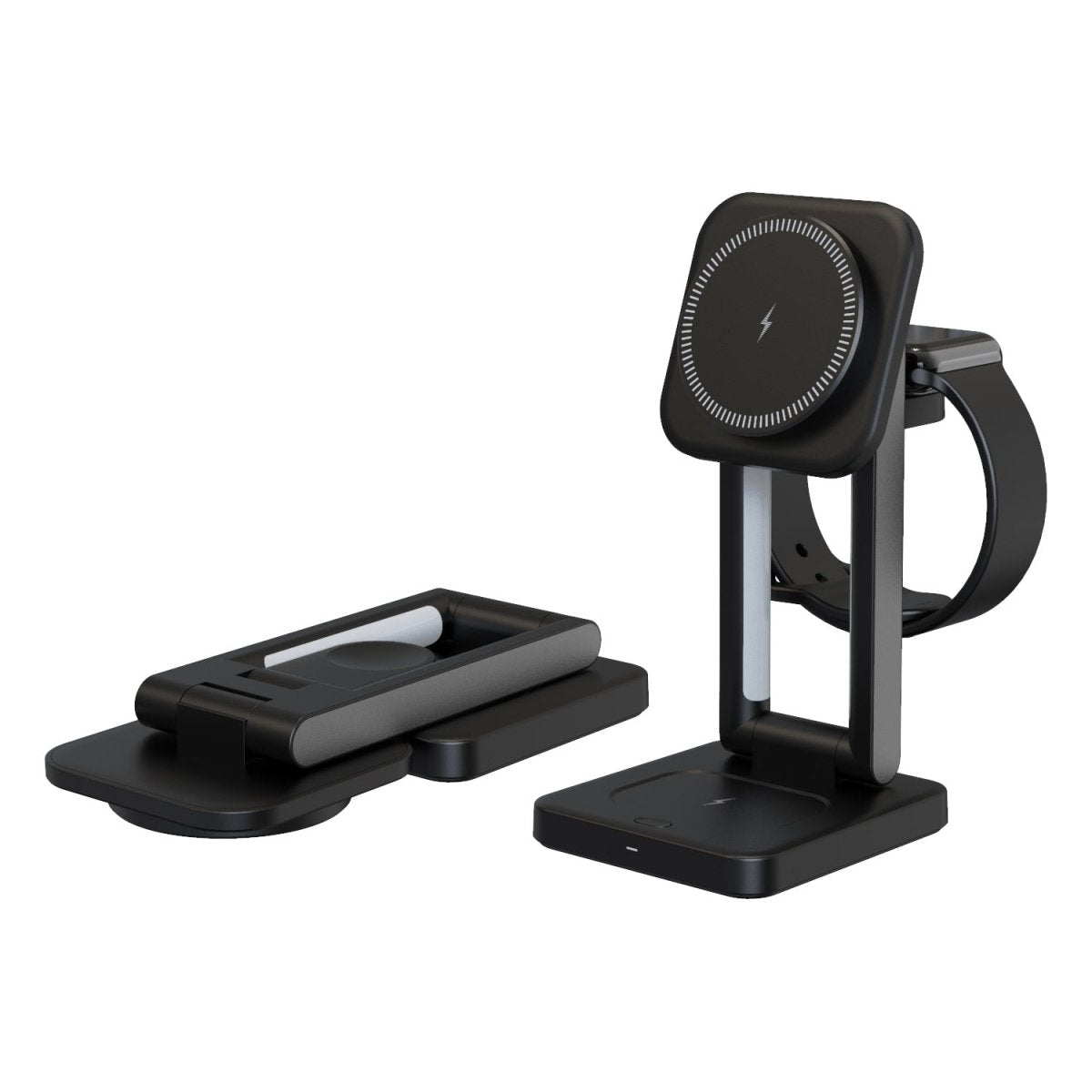 3in1 LED Night Lightタワー型ワイヤレス充電器 T40