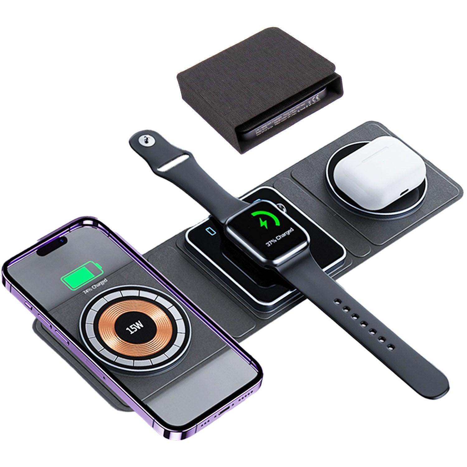 3in1 ワイヤレス充電器 Mag Safe