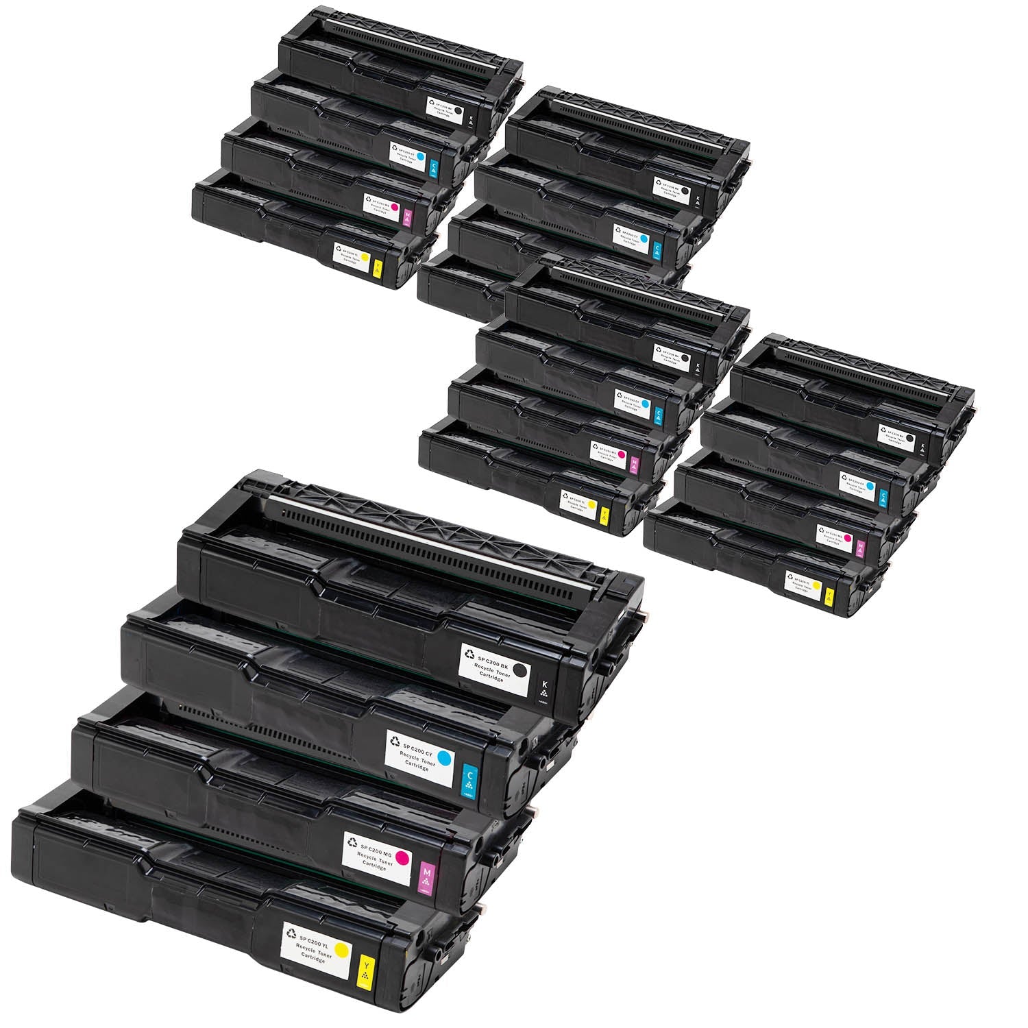 リコー用 SP C200 リサイクルトナー 4色セット