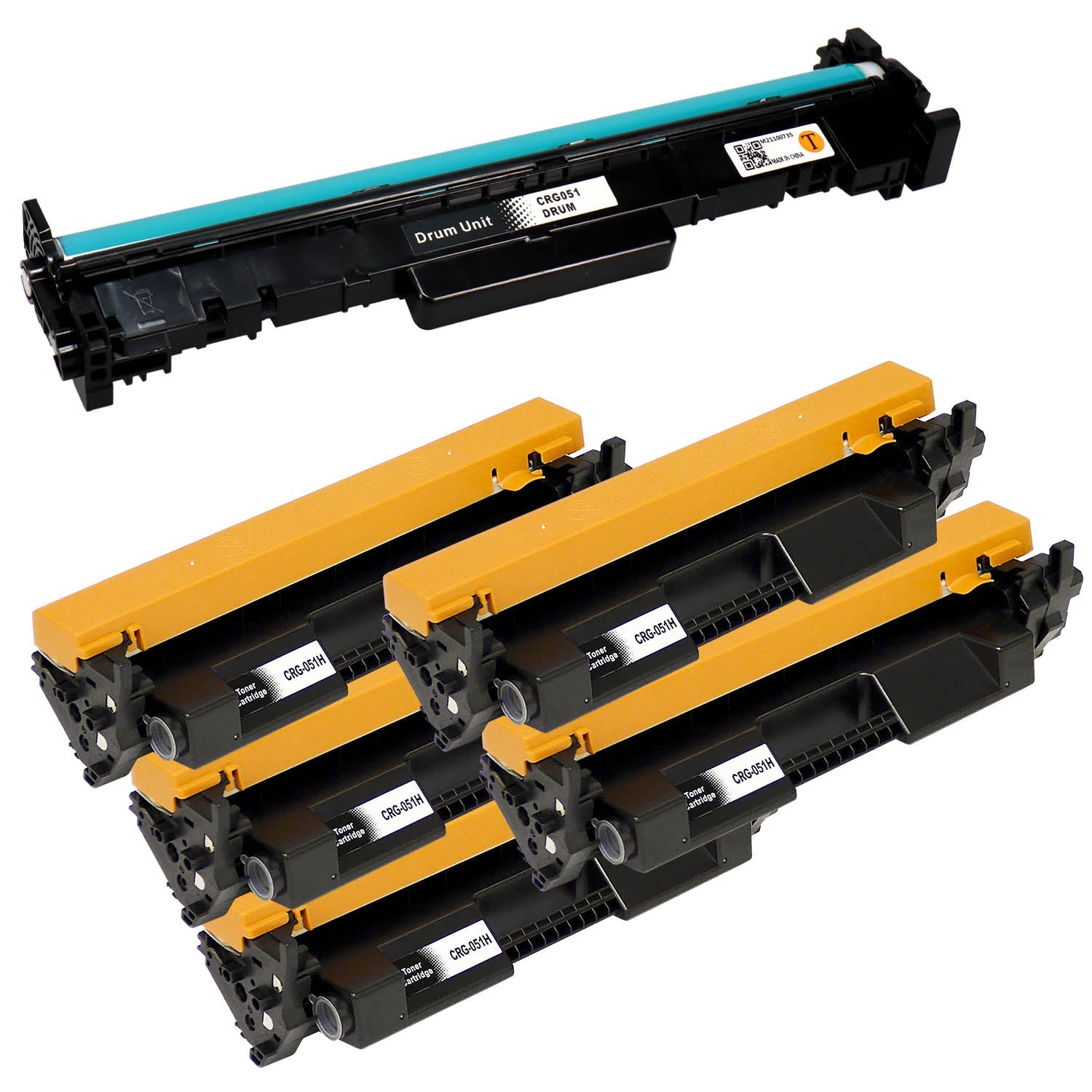 キヤノン用 CRG-051H 互換トナー+CRG-051DRM 互換ドラム