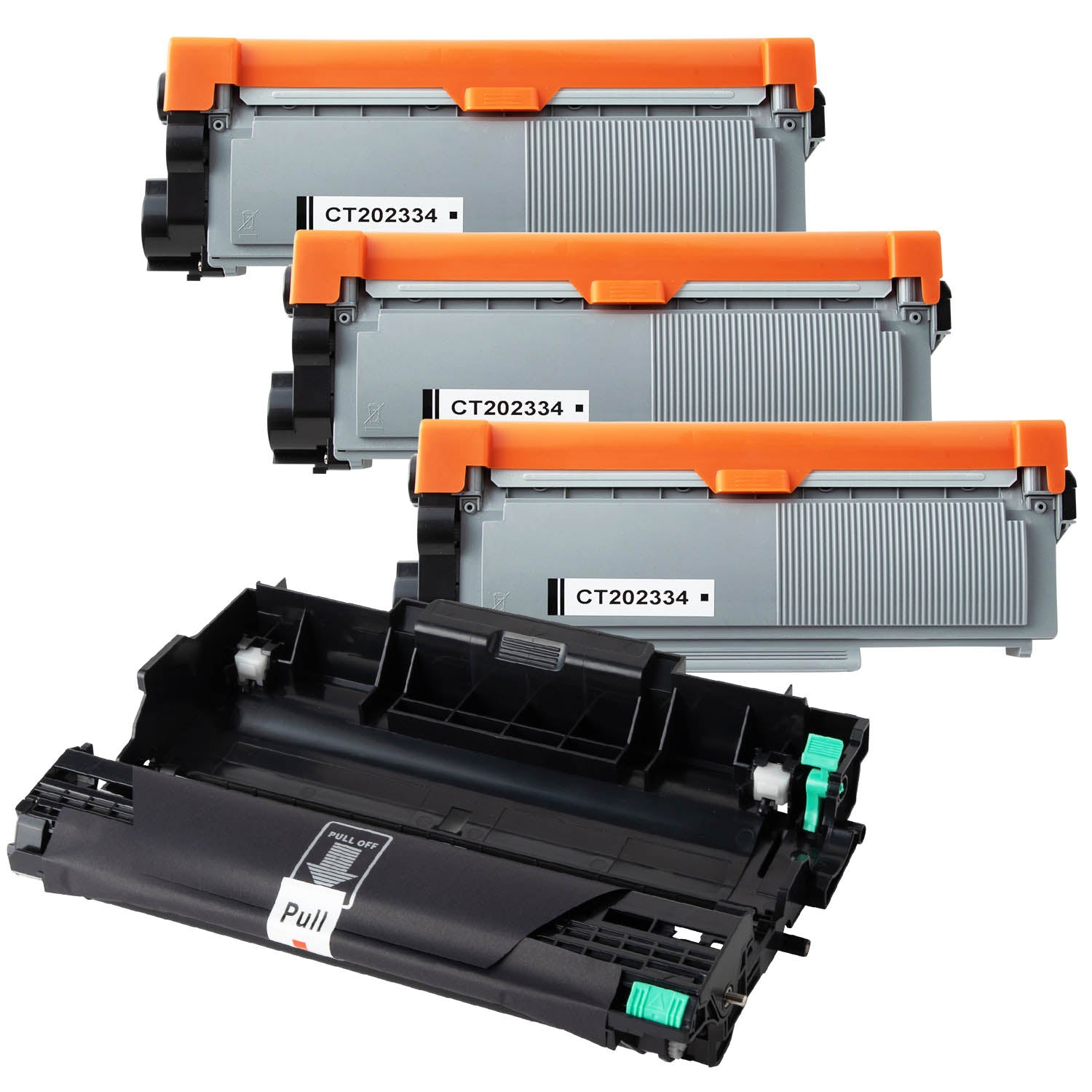 富士フイルム用 CT202334 互換トナー+CT351057 互換ドラム - インクのチップス本店