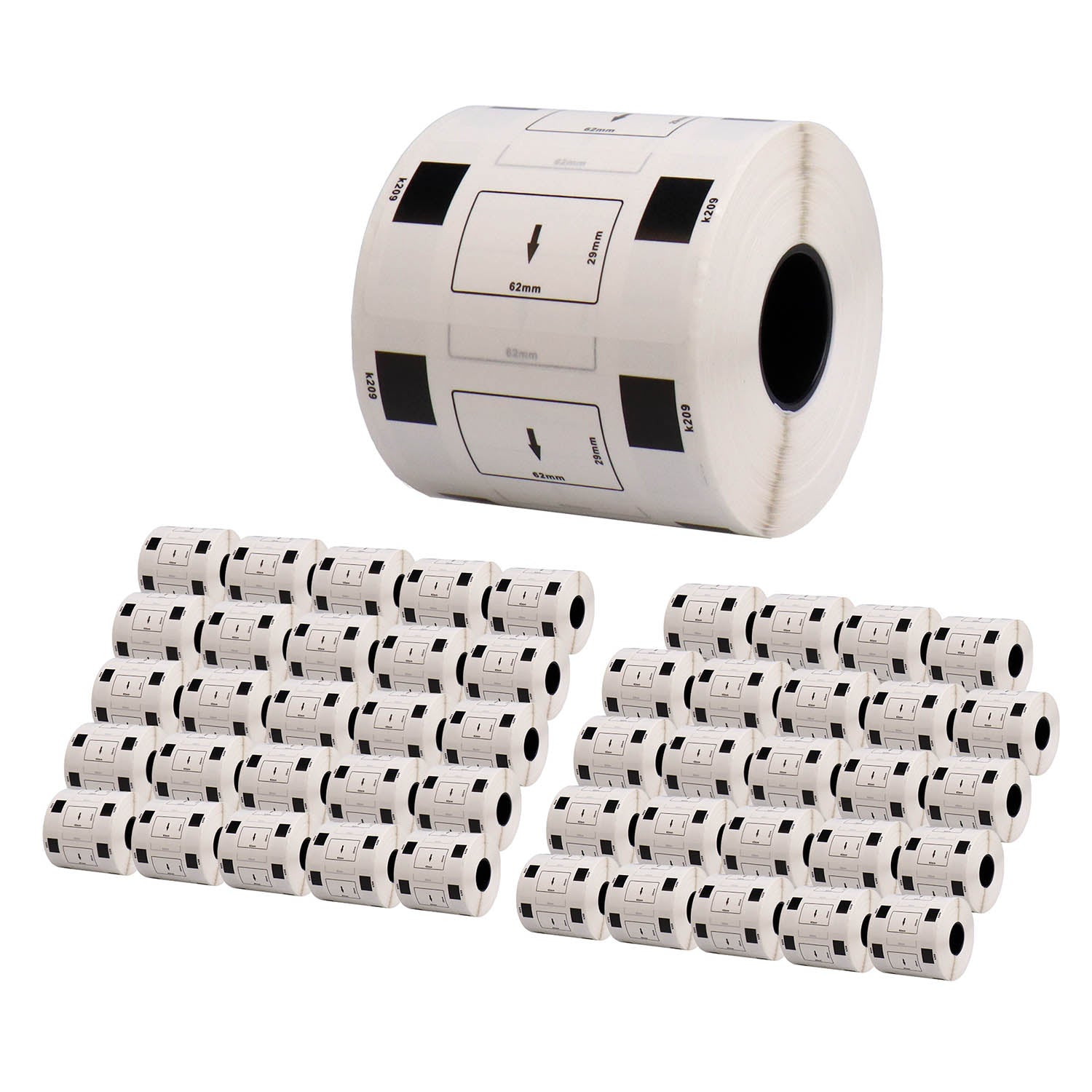 ブラザー用 DK-1209 互換DKプレカットラベル テープ 宛名ラベル(小)