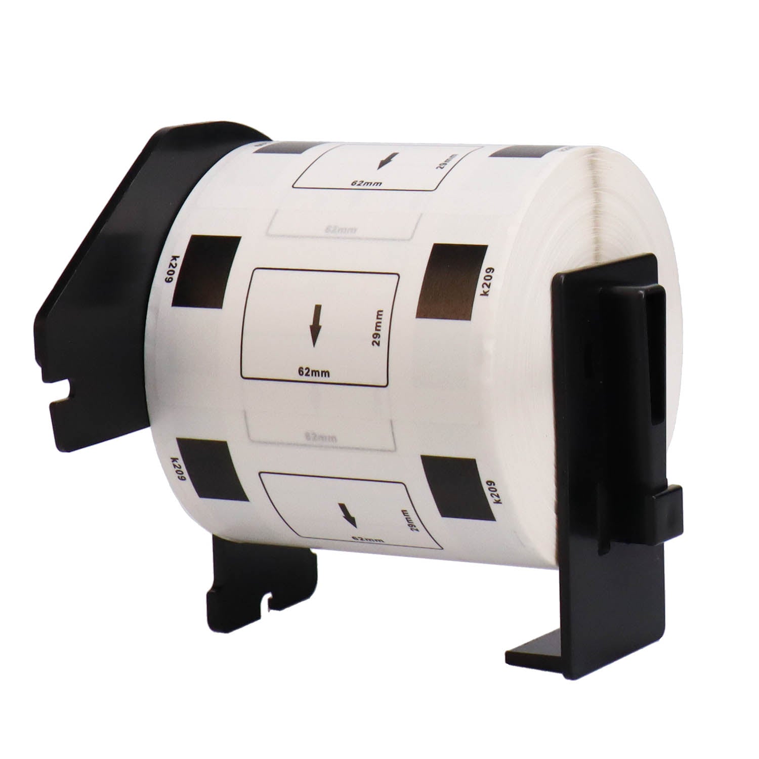 ブラザー用 DK-1209 互換DKプレカットラベル テープ+専用ホルダー 宛名ラベル(小)