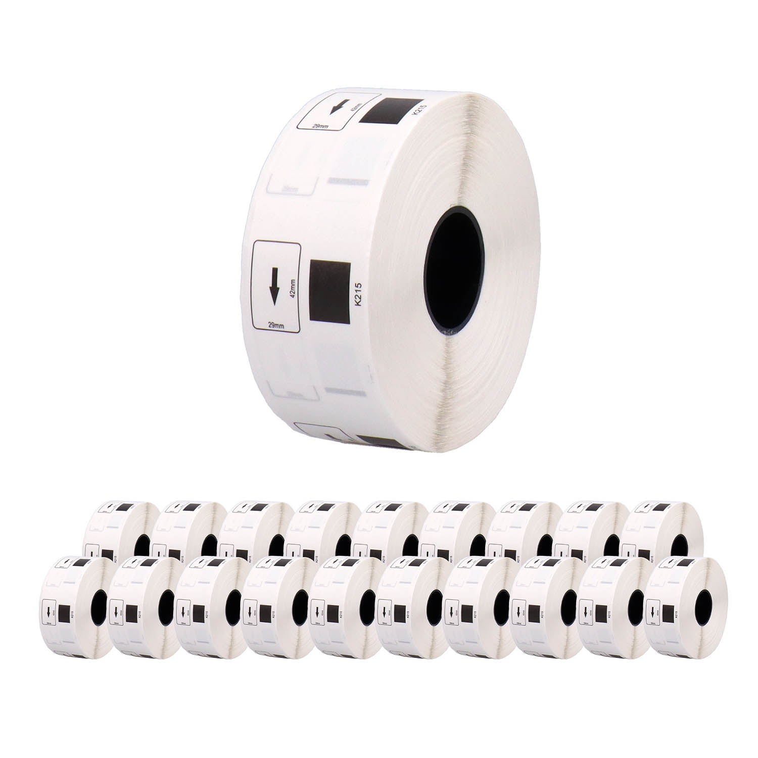 ブラザー用 DK-1215 互換DKプレカットラベル テープ 食品表示用/検体ラベル