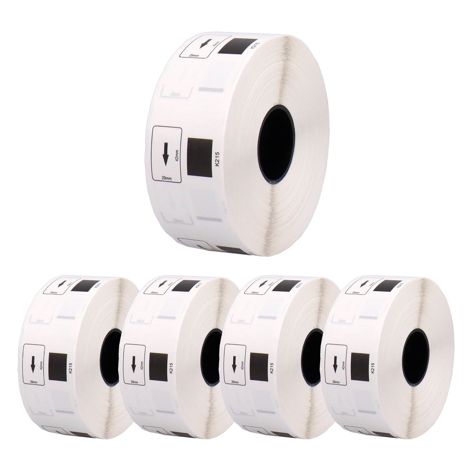 ブラザー用 DK-1215 互換DKプレカットラベル テープ 食品表示用/検体ラベル