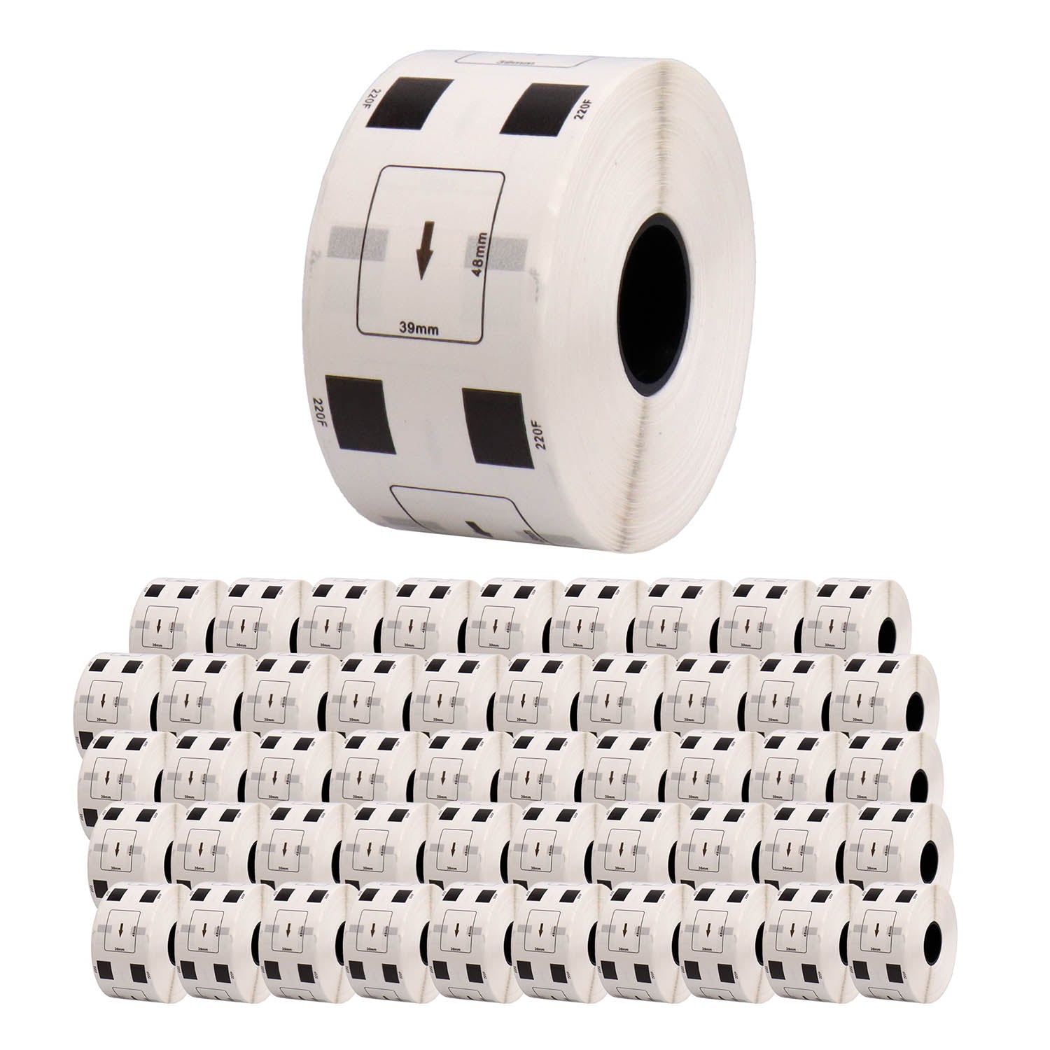 ブラザー用 DK-1220 互換DKプレカットラベル テープ 食品表示用ラベル