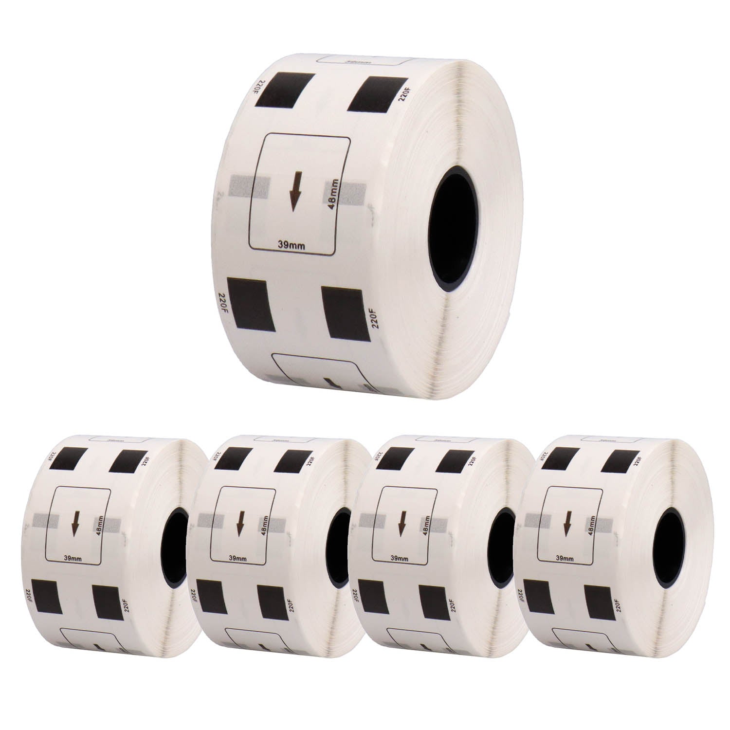 ブラザー用 DK-1220 互換DKプレカットラベル テープ 食品表示用ラベル