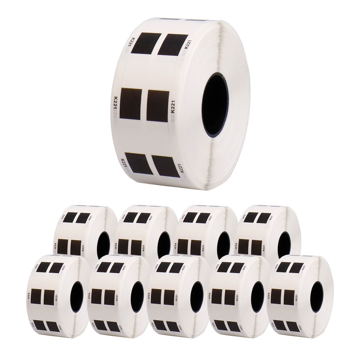 ブラザー用 DK-1221 互換DKプレカットラベル テープ 食品表示用ラベル