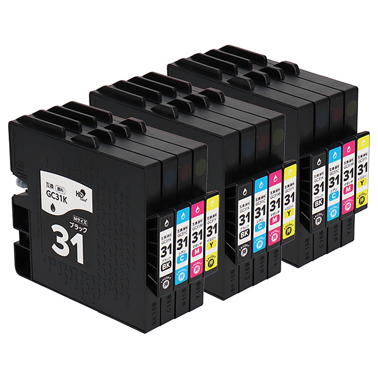 リコー用 GC31 互換インク 4色セット Mサイズ