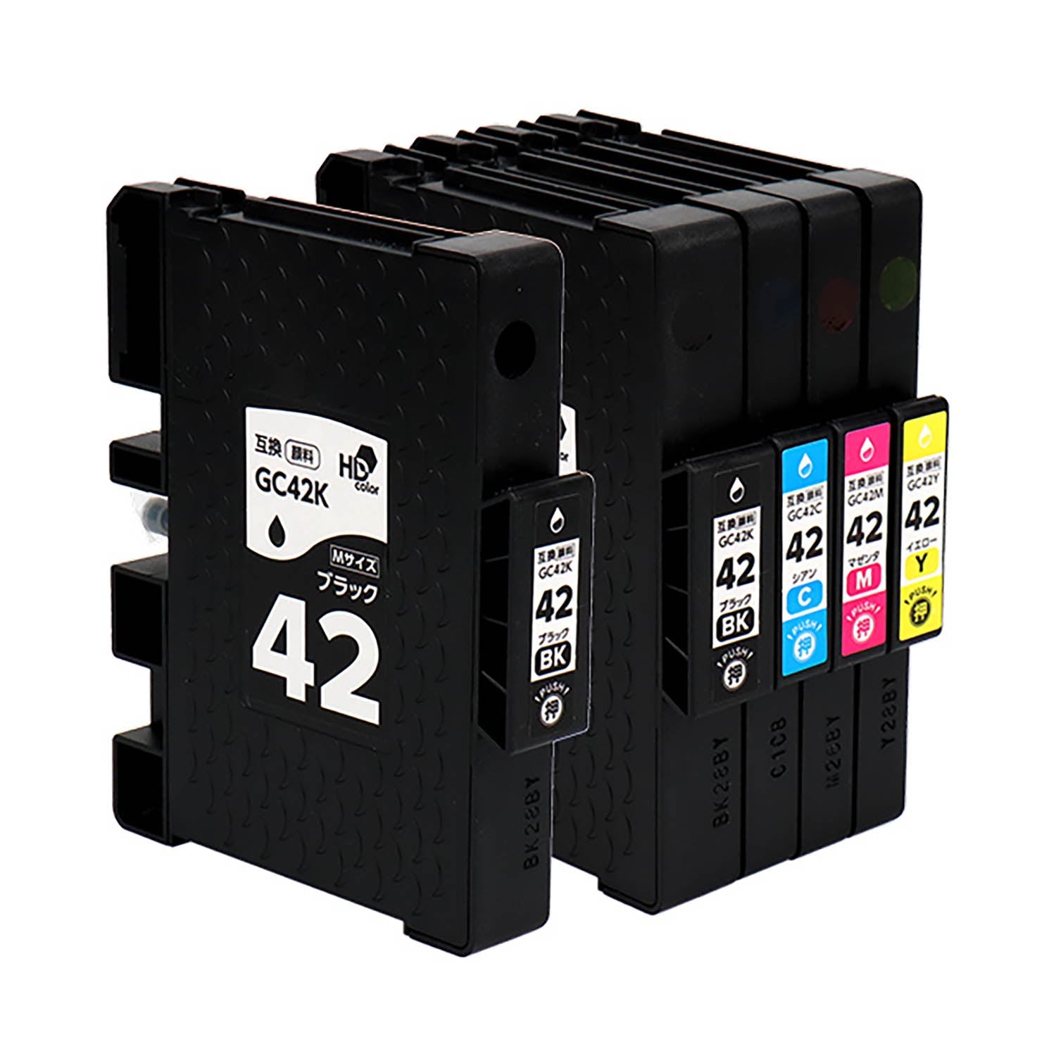 リコー用 GC42 互換インク 4色セット Mサイズ