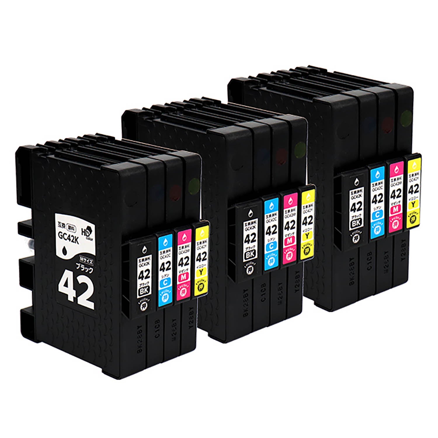 リコー用 GC42 互換インク 4色セット Mサイズ