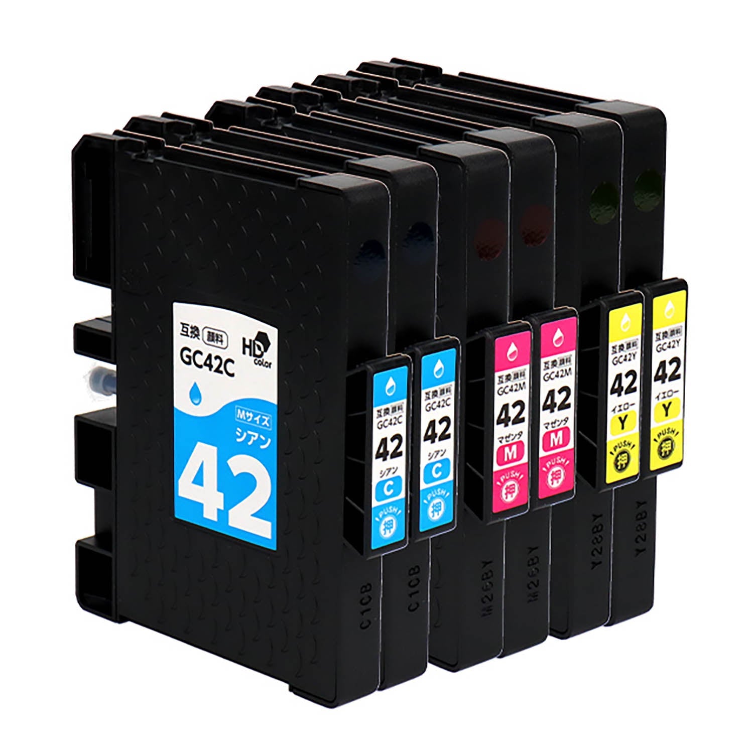 リコー用 GC42 互換インク カラー3色 Mサイズ