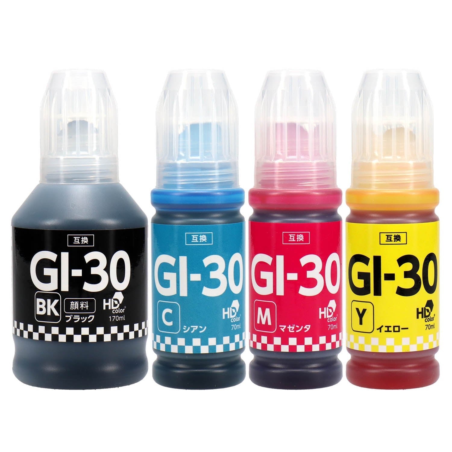 キヤノン用 GI-30 互換インクボトル 4色セット