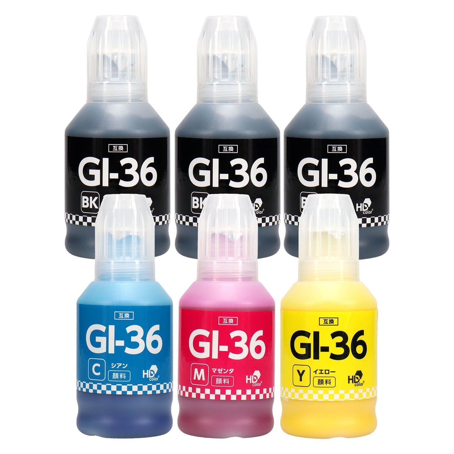 キヤノン用 GI-36 互換インクボトル 4色セット