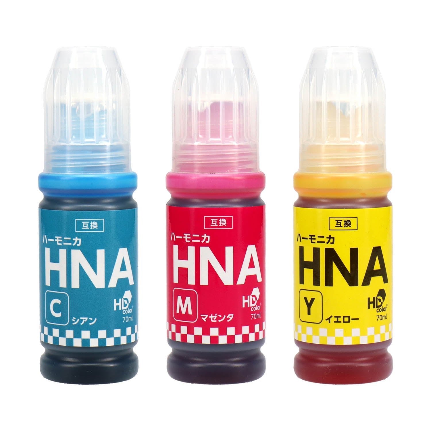 エプソン用 HNA (ハーモニカ) 互換インクボトル カラー3色